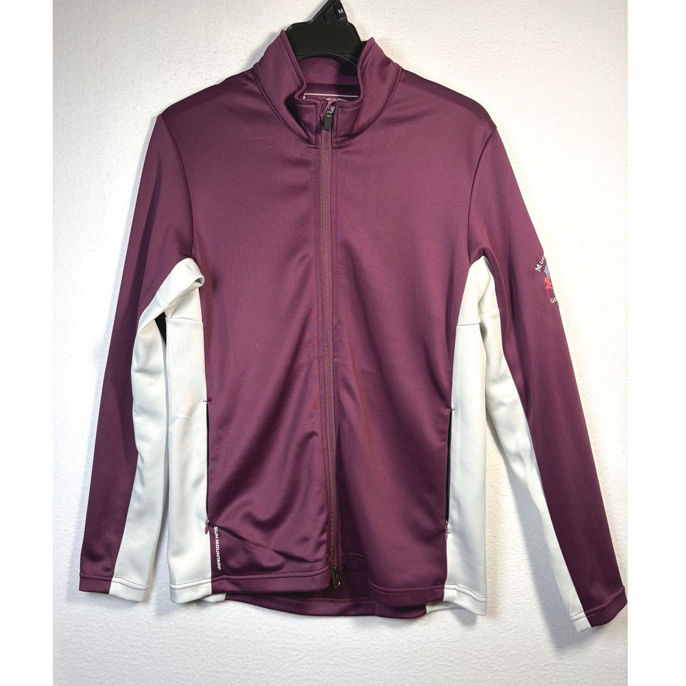 Sun Mountain Golf Jacket Womens Small Purple Excellent Thermal Musket Ridge Club